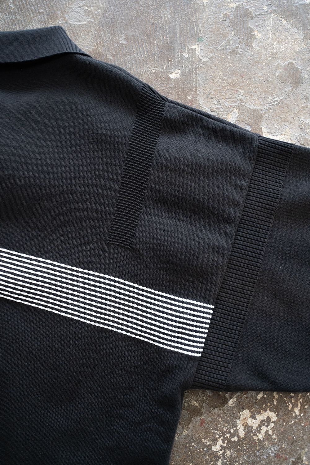 【ラスト1点】【25SS】Sazanami Skipper Knit(BLACK)