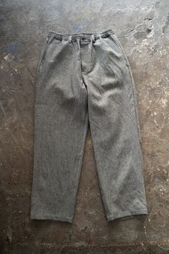 【ラスト1点】【23AW】シェットランドウールイージーパンツ(GRAY)