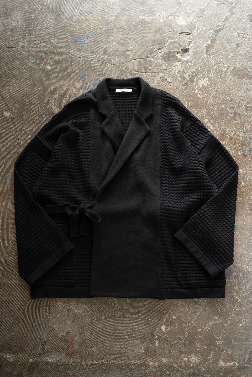 【26AW】Akigumo Knit Jacket(BLACK)