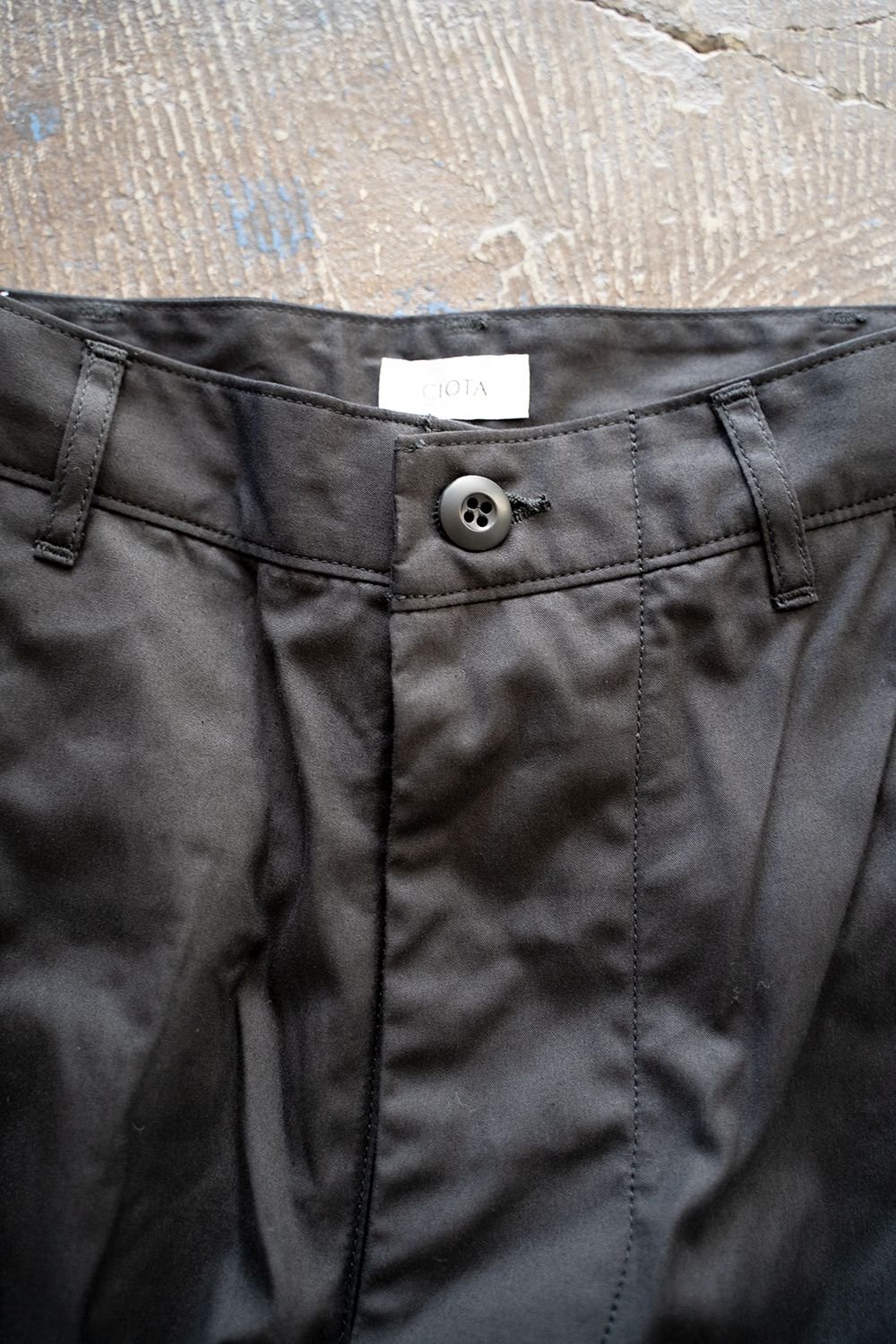 【ラスト1点】スビンコットンウェザージャングルファティーグパンツ(BLACK)