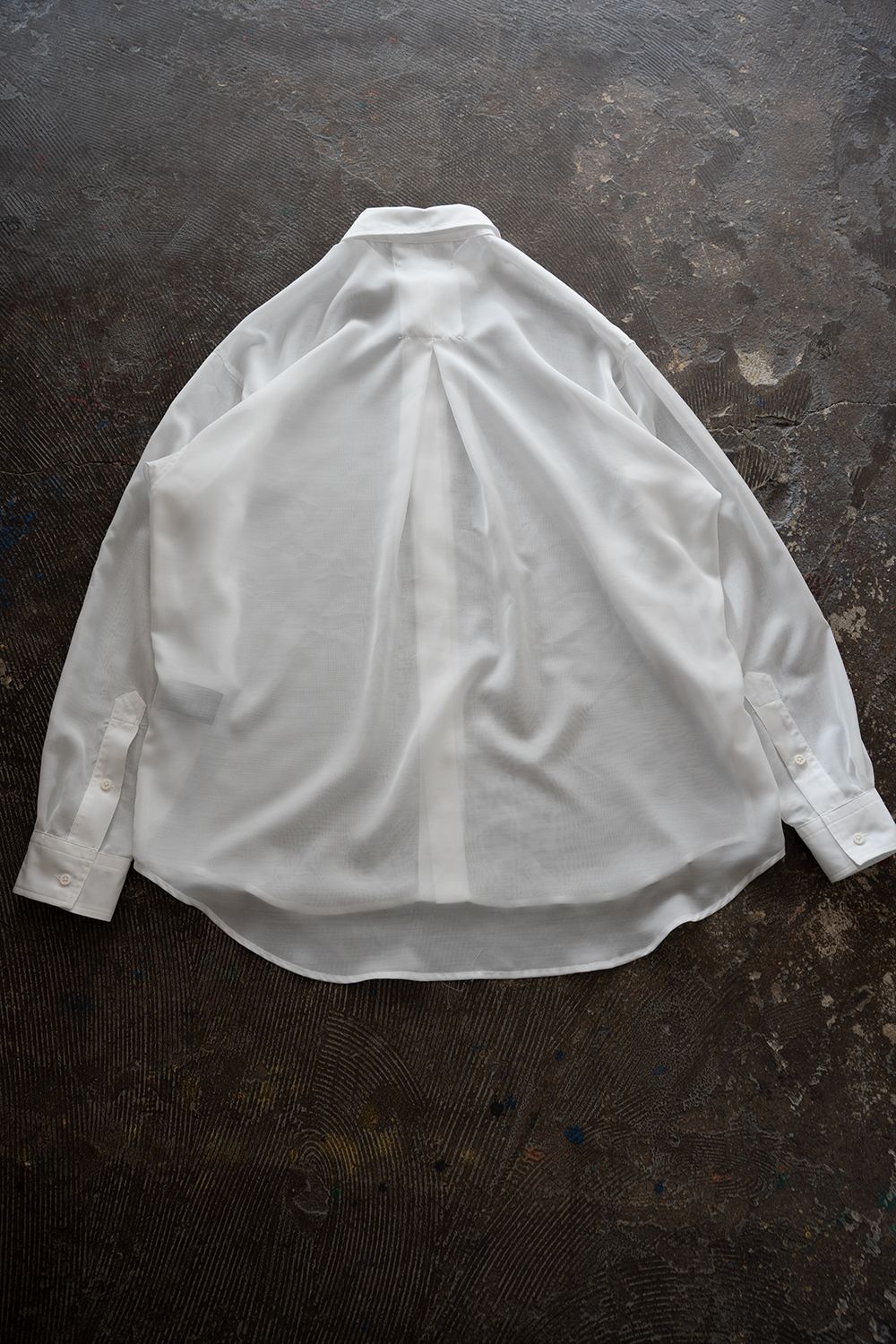 【26SS】Sheer Light Shirt/シアーライトシャツ(WHITE)