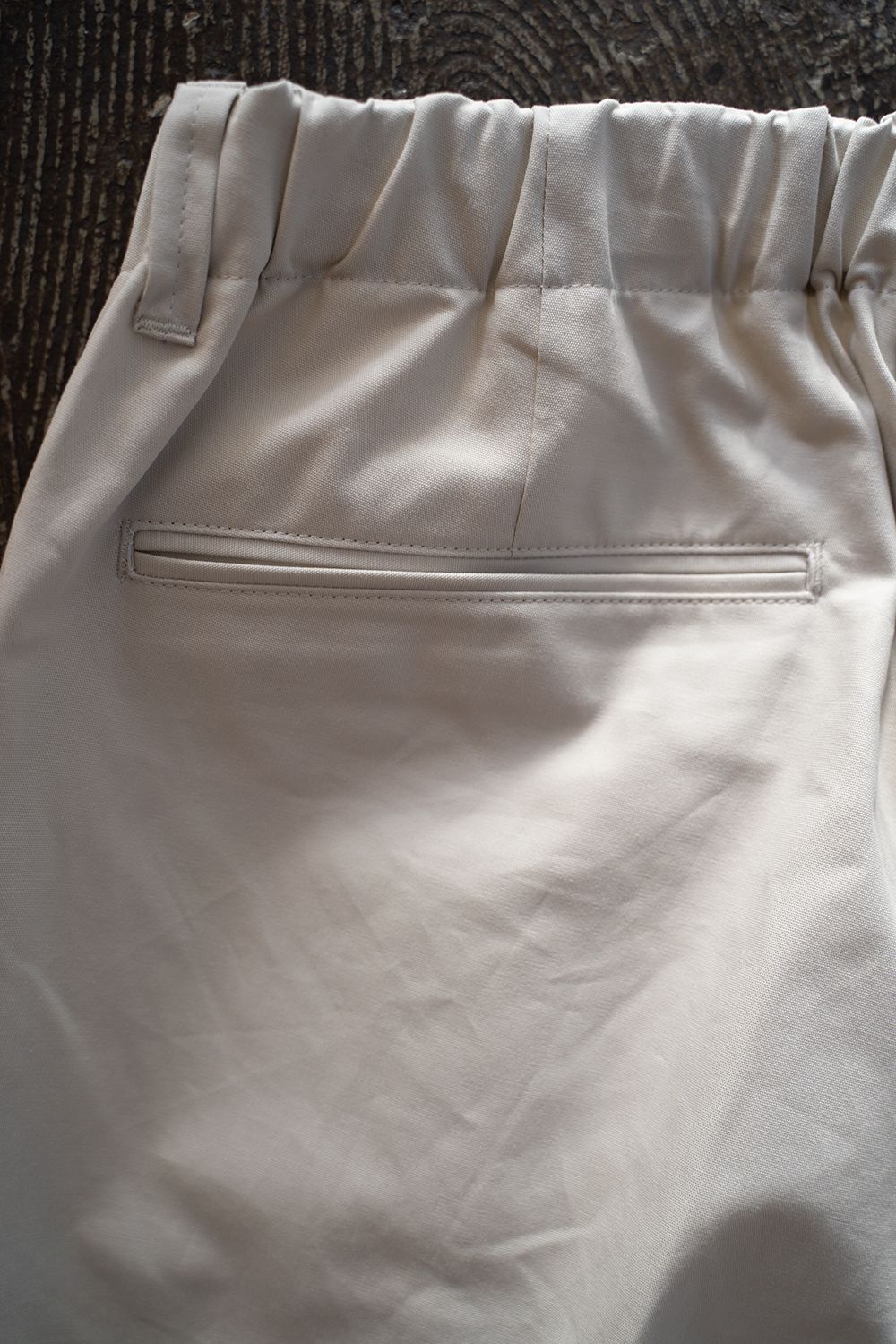 【ラスト1点】【22AW】甘撚りオックス2タックイージーパンツ(LIGHT GRAY)