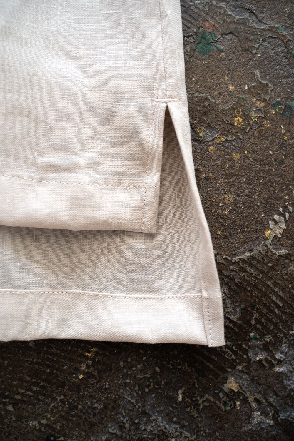 juha - 【ラスト1点】【22SS】French Linen Open Collar Shirt