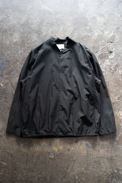 【ラスト1点】【24SS】キュプラ×綿シャツブルゾン(BLACK)