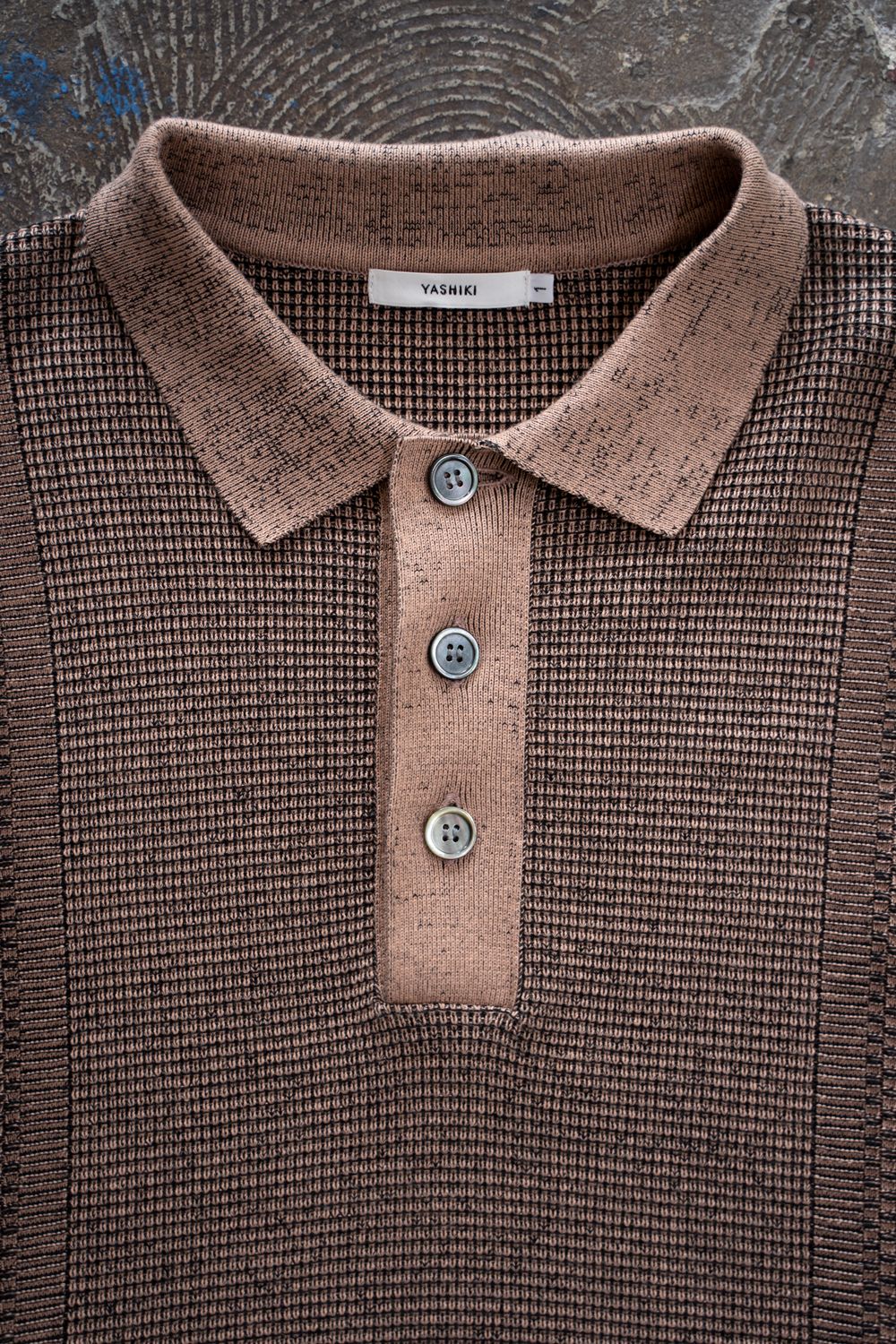 【26AW】Akisame Knit Polo(PINK)