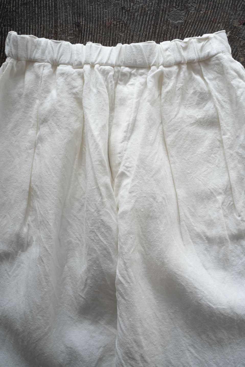 起毛大麻パンツ(白)