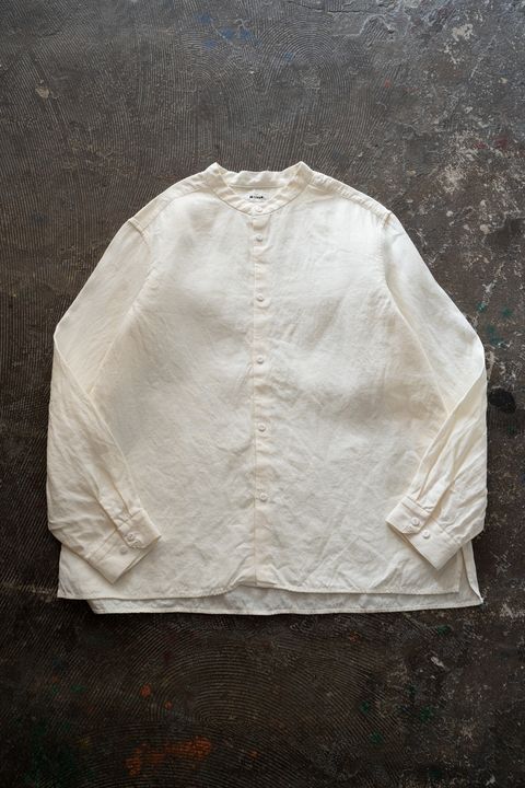 和紙大麻シャツ(白)
