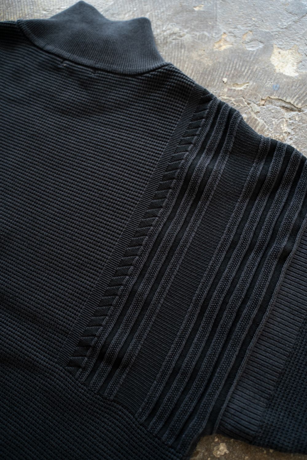 【25AW】Fuyushigure Half Zip Knit(DARK NAVY)