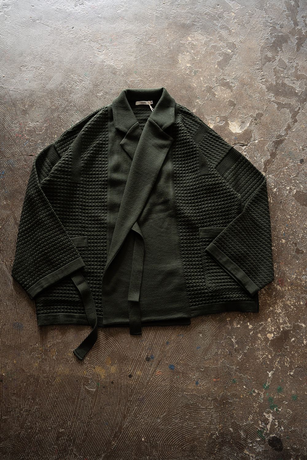 【26AW】Akigumo Knit Jacket(DARK OLIVE)