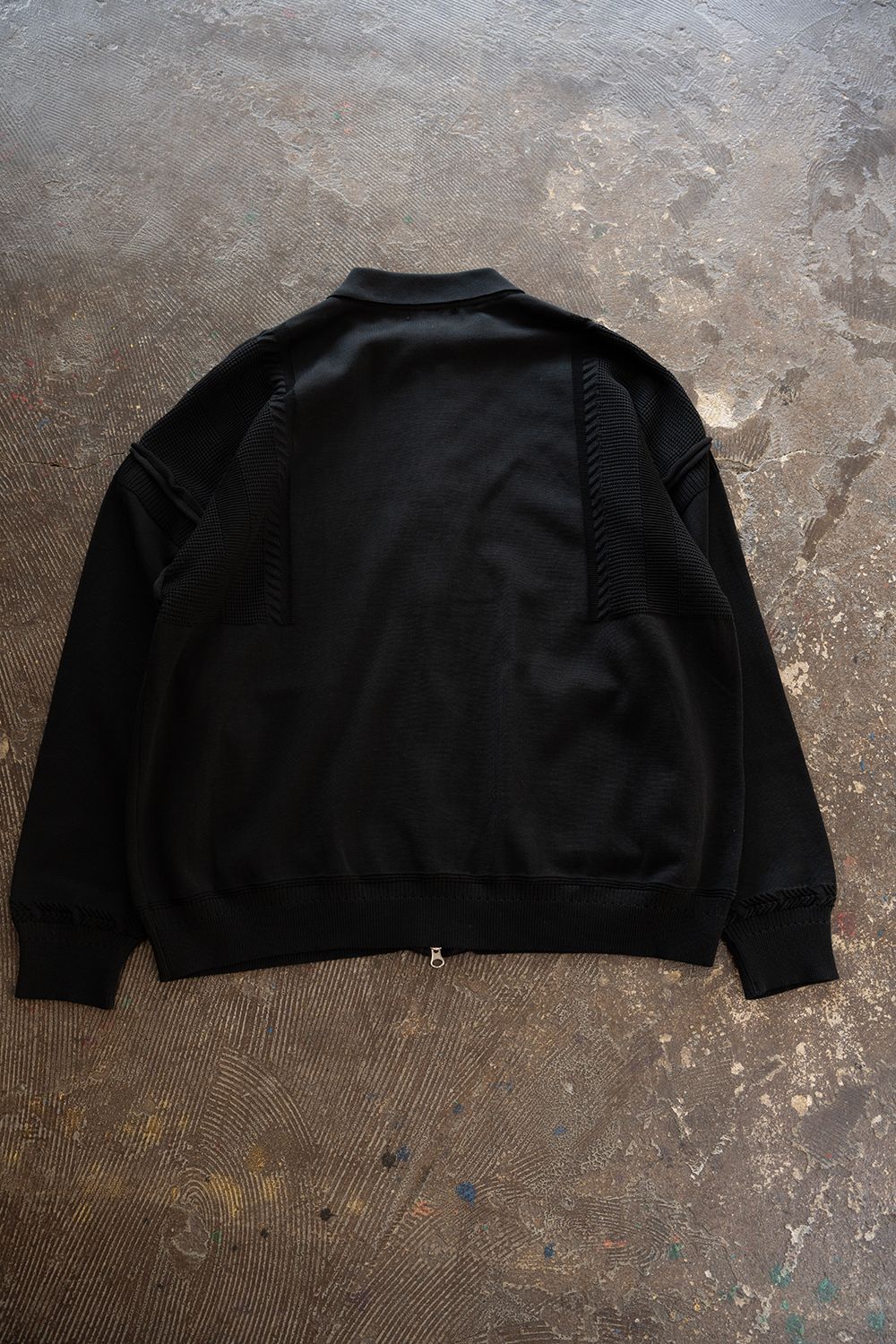 【26AW】Akiyo Zip Cardigan(BLACK)