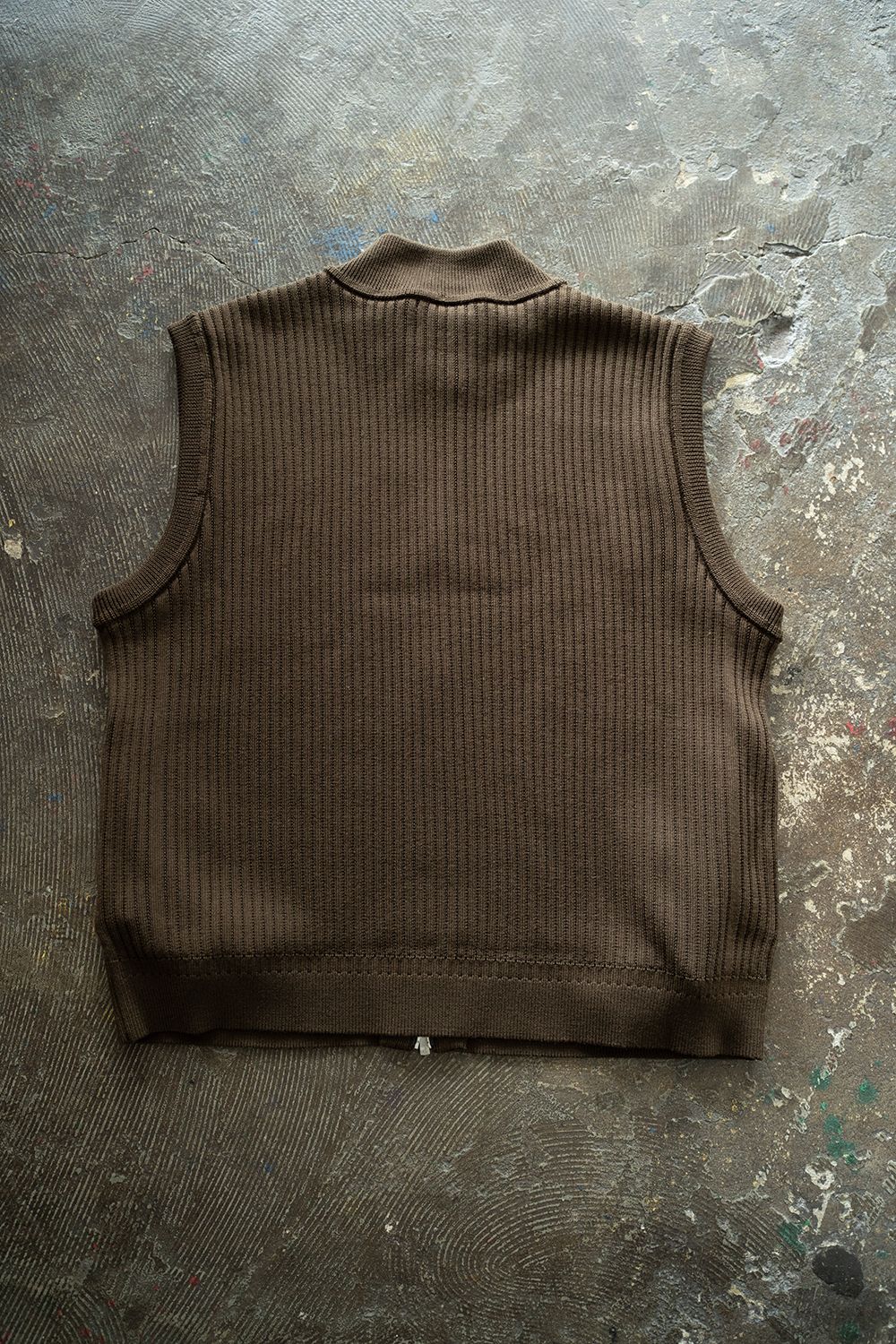 Mizore Drivers Knit Vest(BROWN)