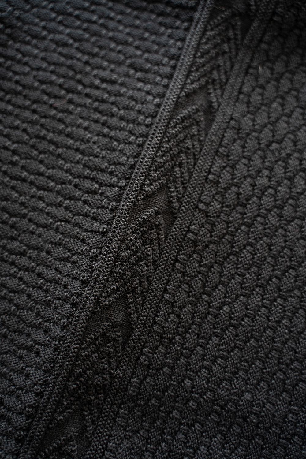 【25AW】Shinsetsu Knit Jacket(BLACK)