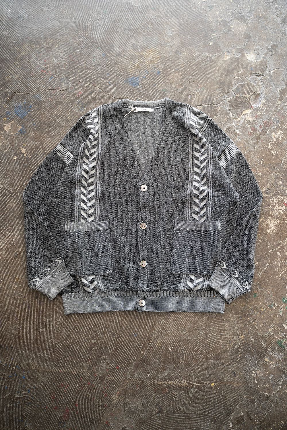 YASHIKI - 【25SS】Wadachi Cardigan(MIX GRAY) | Salty
