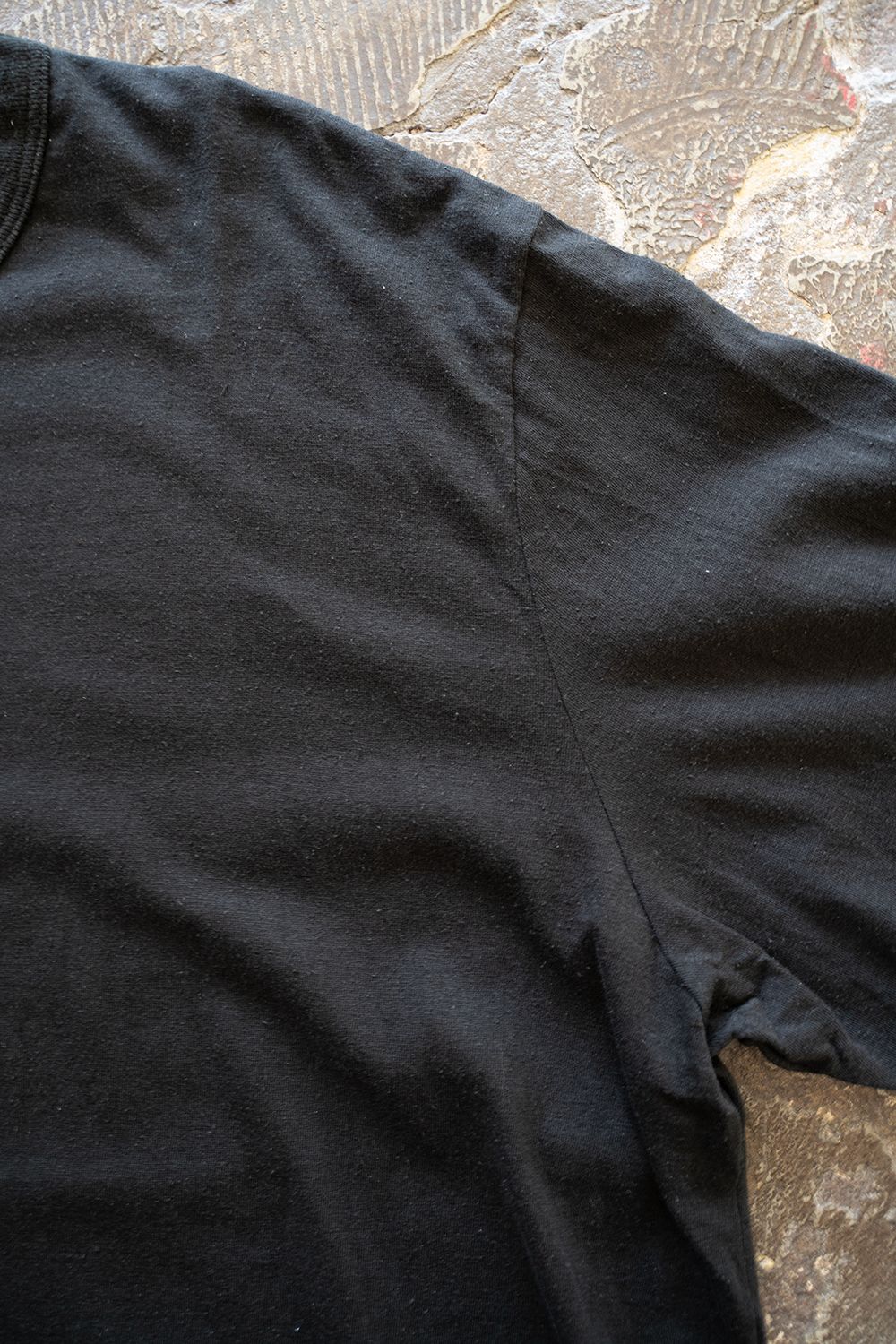 【ラスト1点】【25SS】シルクネップTシャツ(INK BLACK)