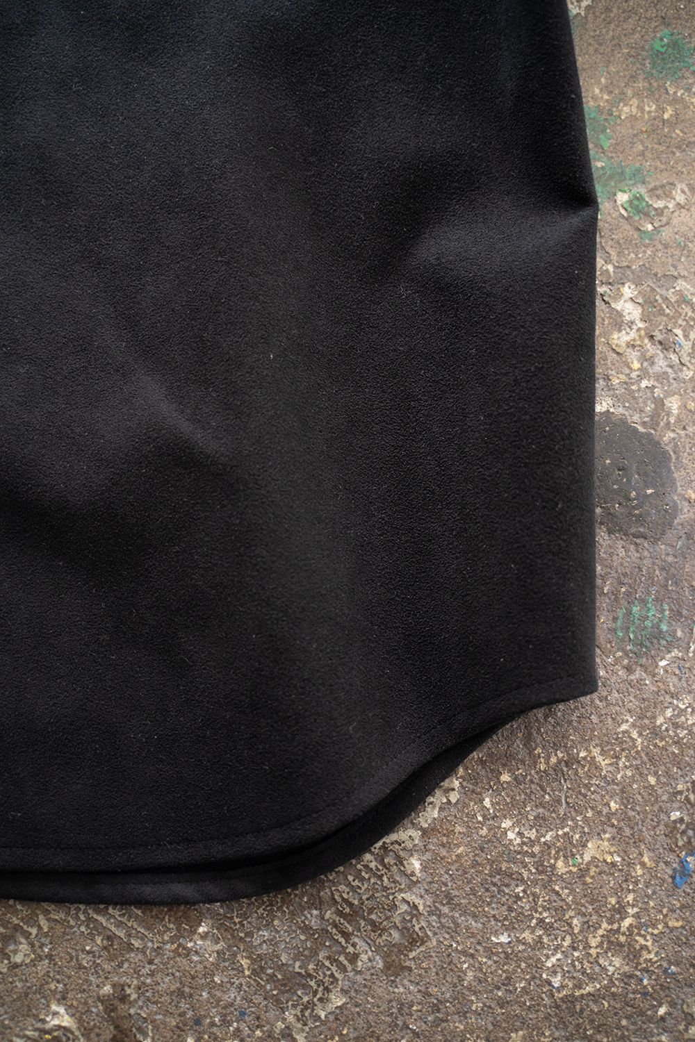 【ラスト1点】【25AW】フェイクスウェードシャツブルゾン(INK BLACK)