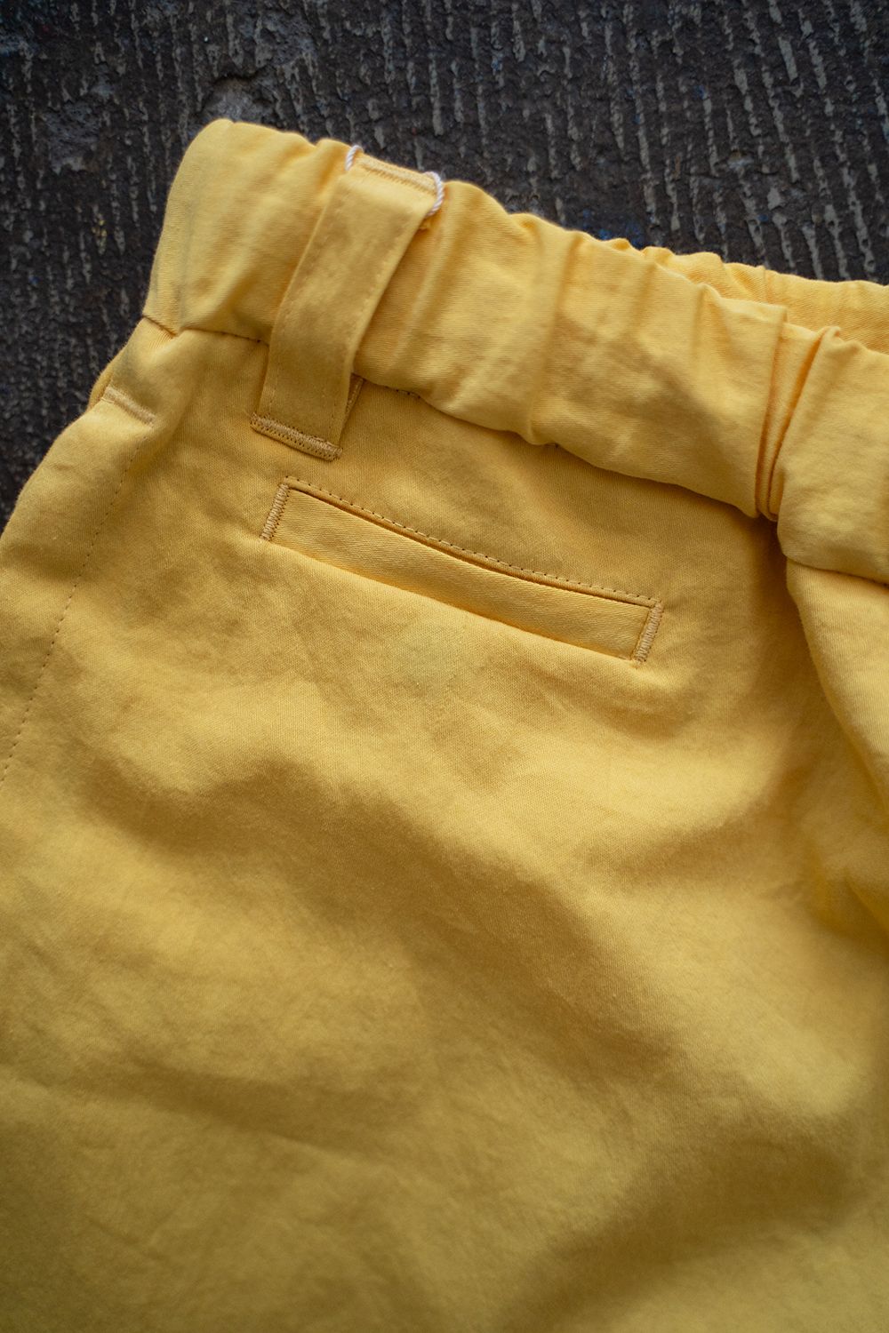 【ラスト1点】【25SS】"week s/s"pajama【セットアップ】(washed cotton YELLOW)