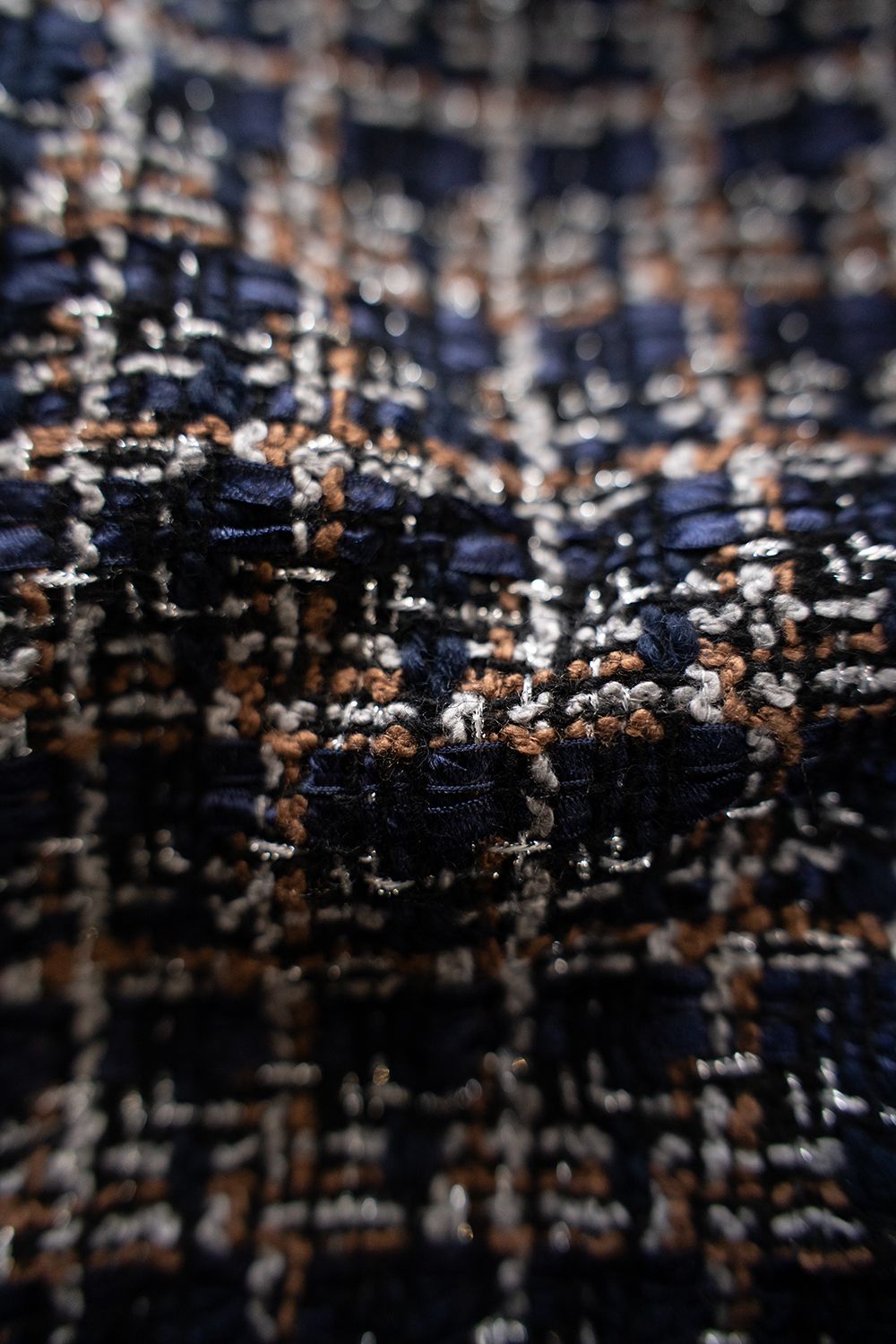 【ラスト1点】【26SS】Summer Tweed Tailored Jacket/サマーツイードテーラードジャケットジャケット(NAVY)