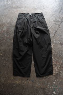 【26SS】ガーメントダイワンタックパンツ(INK BLACK)