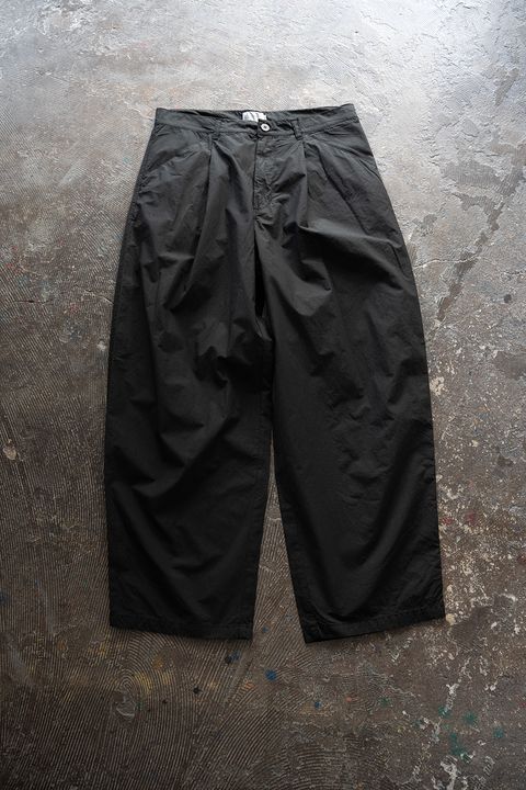 【26SS】ガーメントダイワンタックパンツ(INK BLACK)