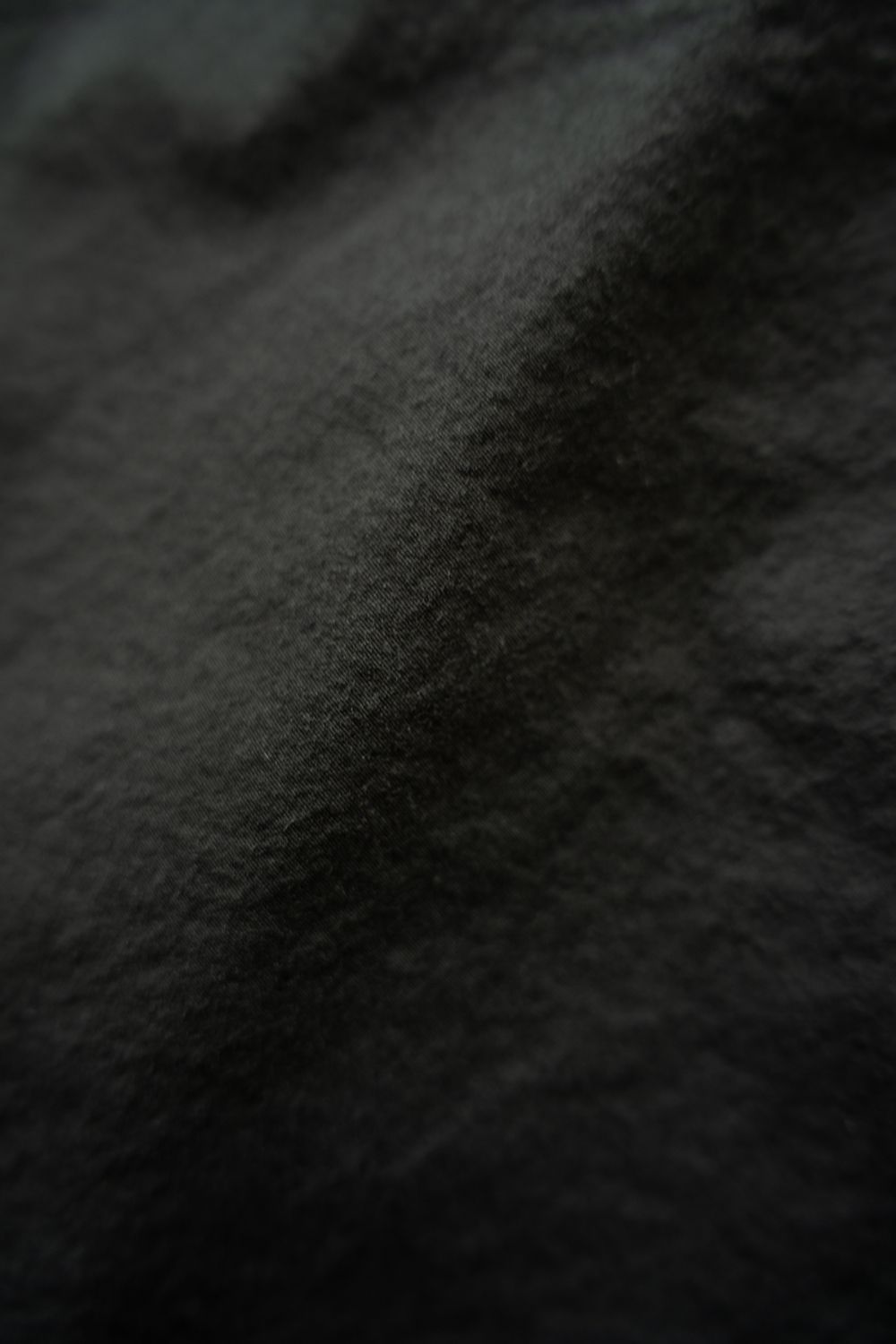 【26AW】ガーメントダイバンドカラーオーバーシャツ(INK BLACK)