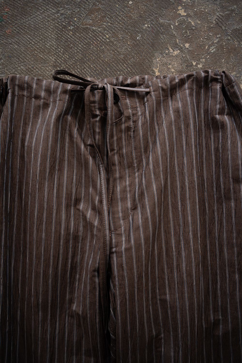 【ラスト1点】【26SS】C/LI/PE Washer Lounge PT/コットンリネンポリエステルワッシャーラウンジパンツ(BROWN)