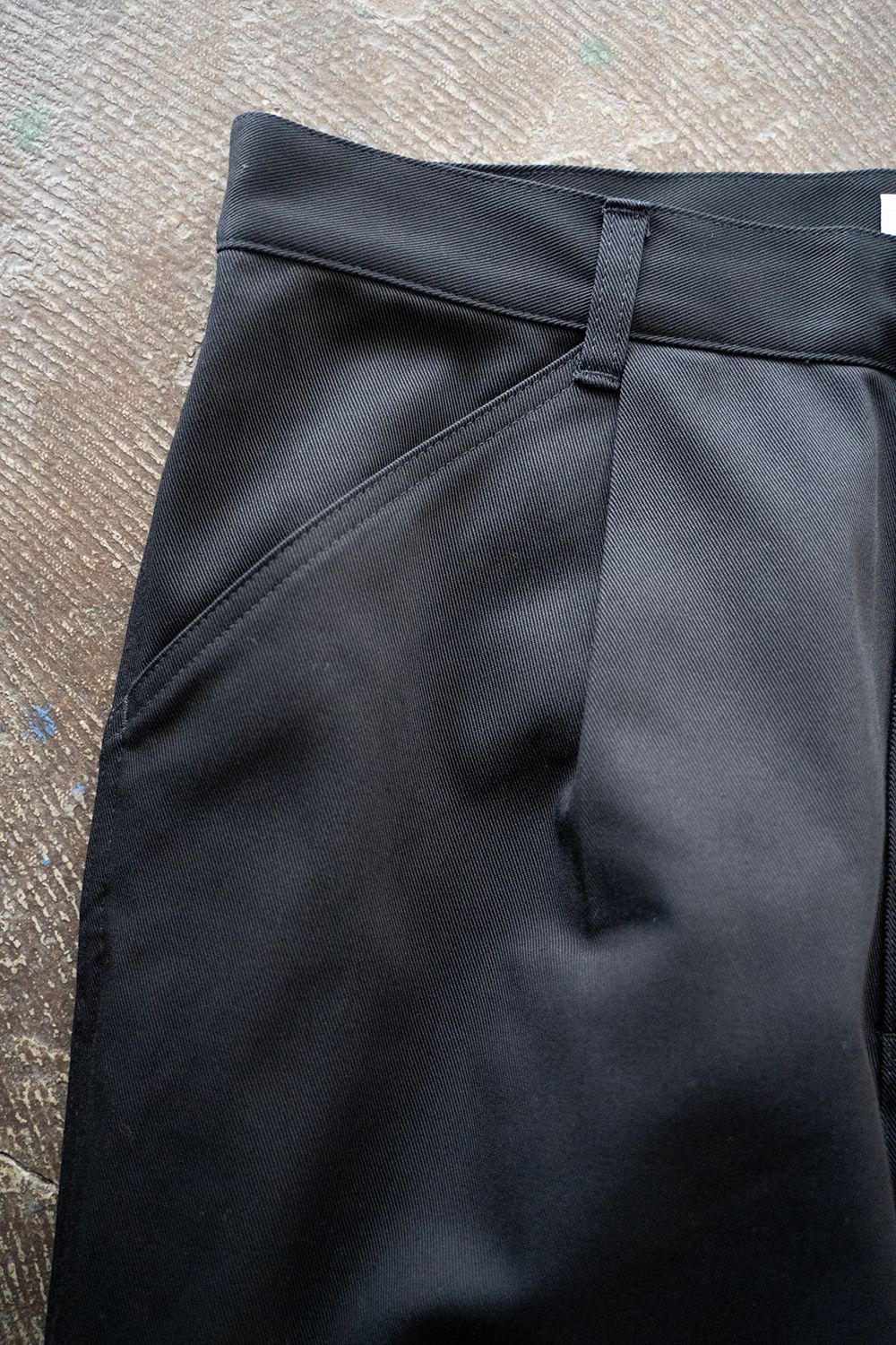 【25SS】コットンツイルワイドペインターパンツ(DARK NAVY)