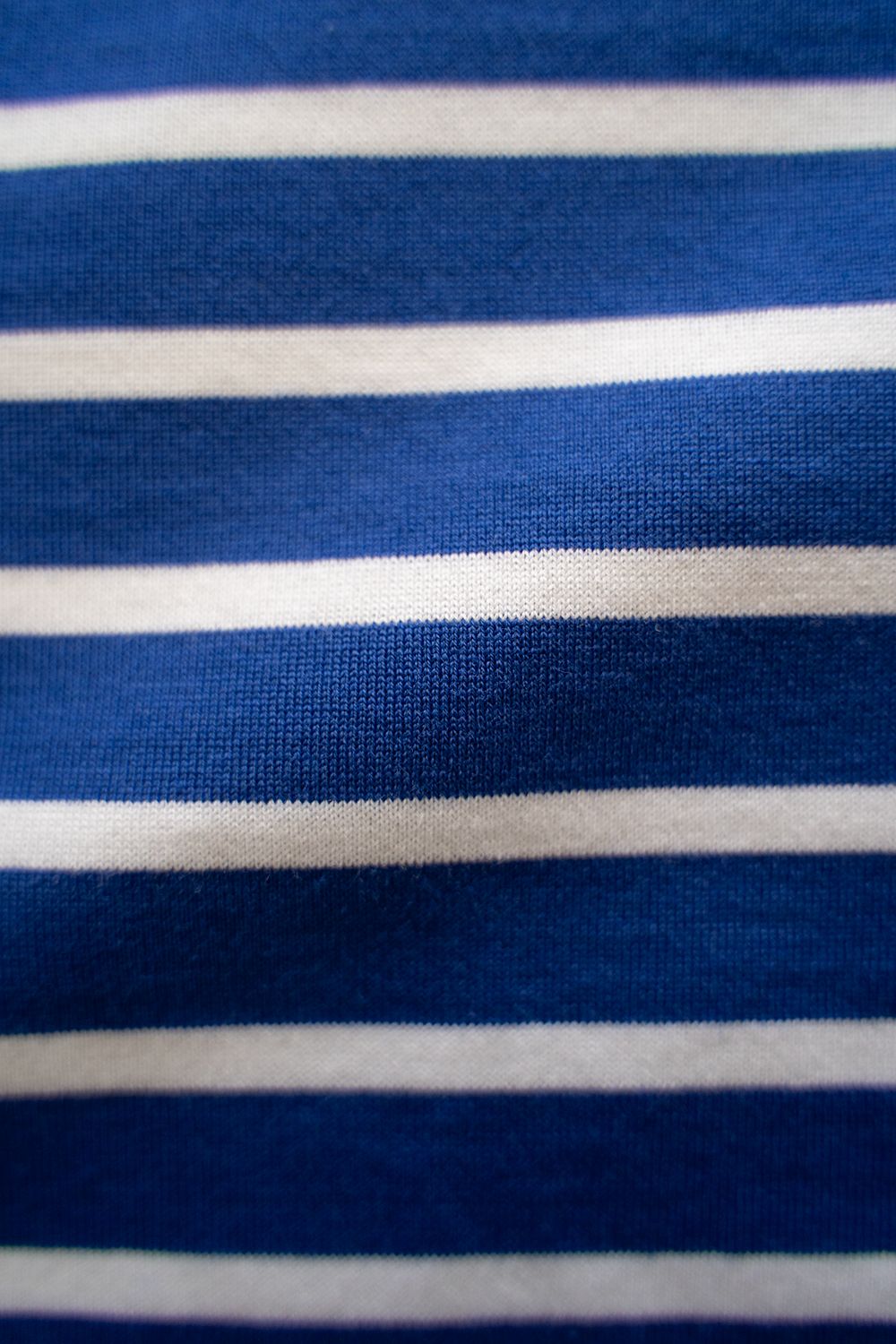 【ラスト1点】【24SS】配色バインダーネックボーダーTシャツ(BLUE)