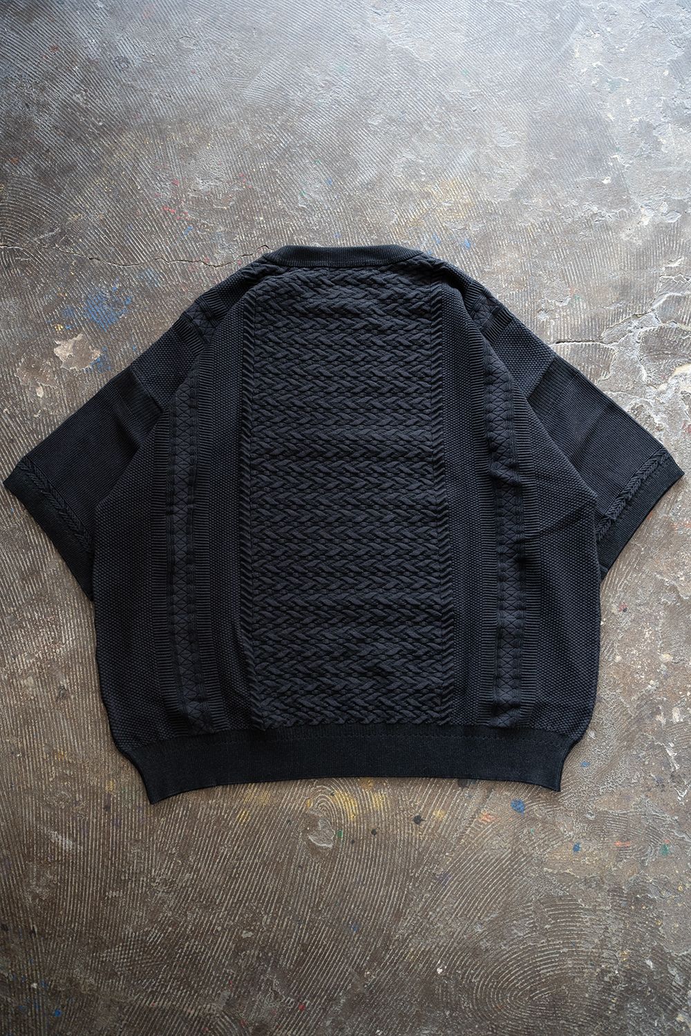 【ラスト1点】【24SS】Kusabue Knit(BLACK)