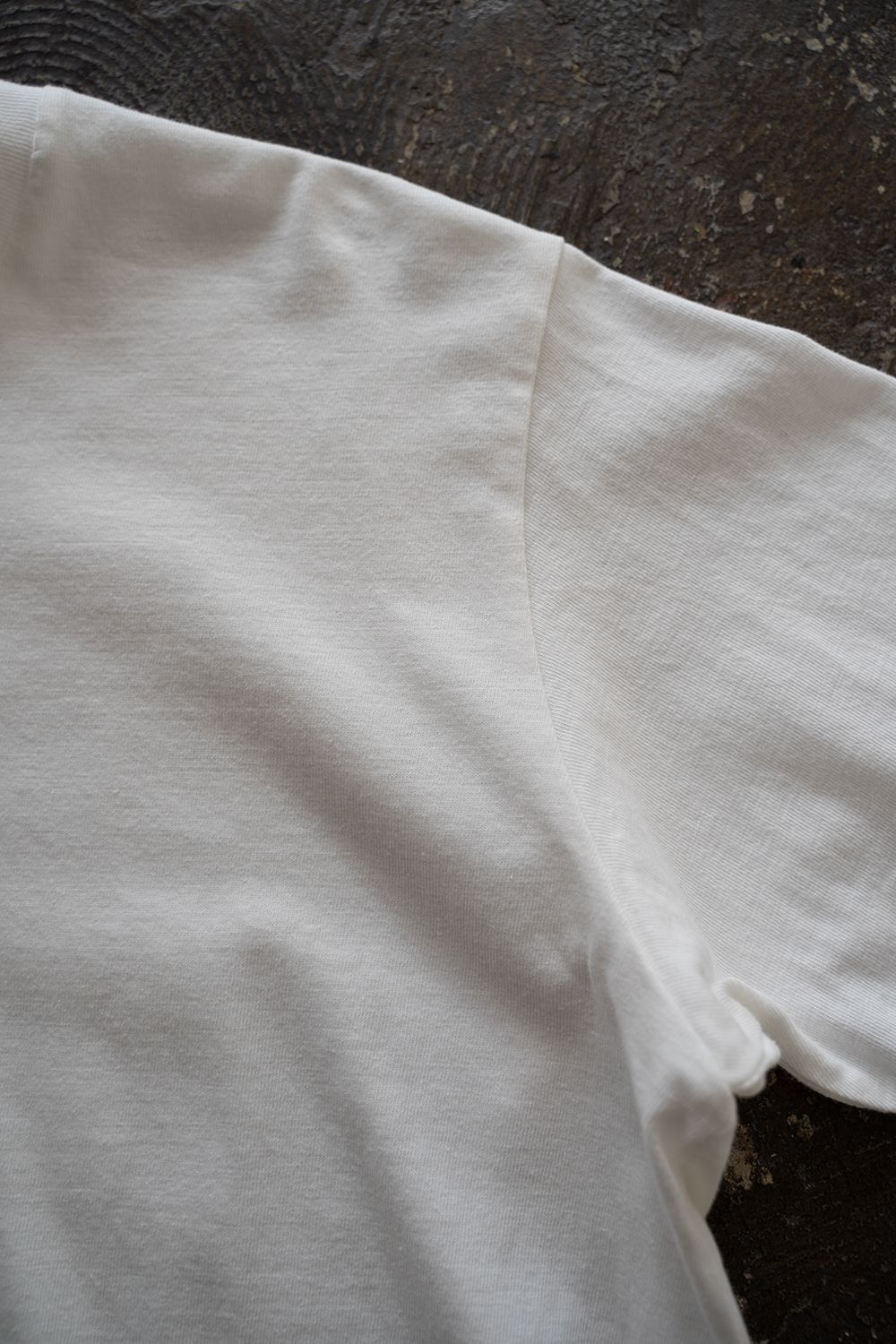【ラスト1点】【23SS】Loopwheele Crew Neck T-Shirts(WHITE)