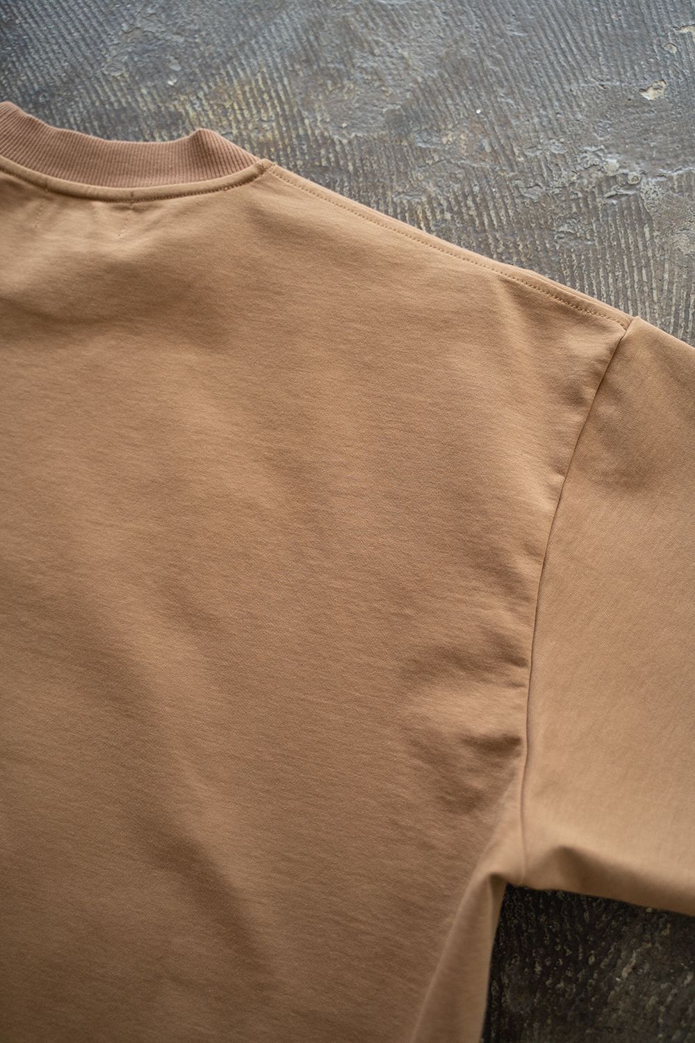 【ラスト1点】【24SS】Short Sleeve Draw Code Pull Over(CAMEL)