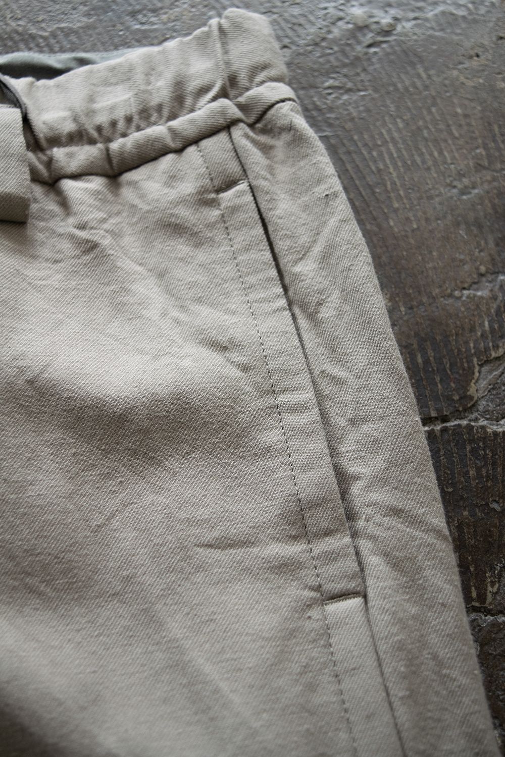 【ラスト1点】【20AW】Drawstring Seam Pants(BEIGE)