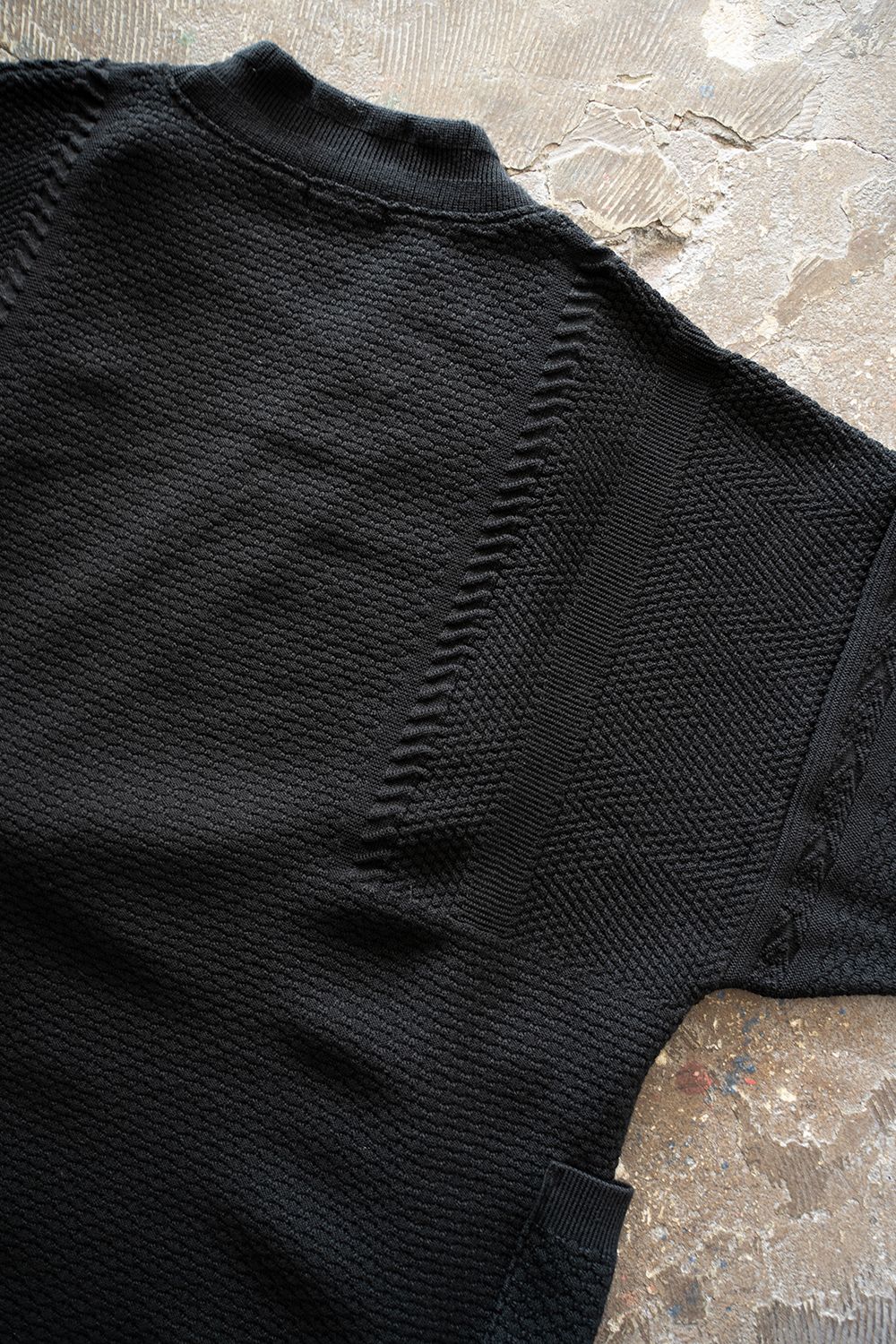 【25AW】Yukiato Knit Coat(BLACK)