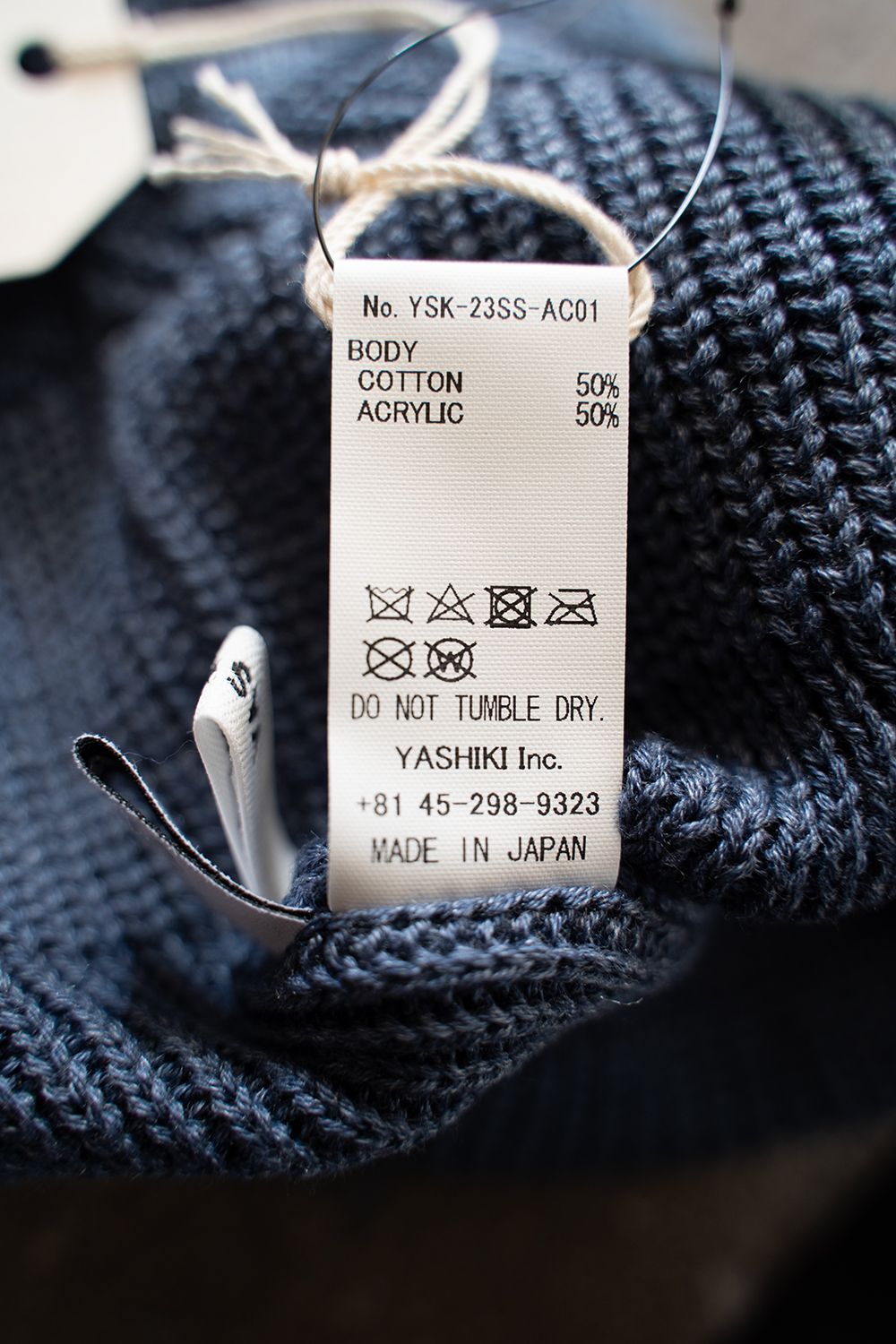【23SS】Yagasuri Knit Cap(NAVY)