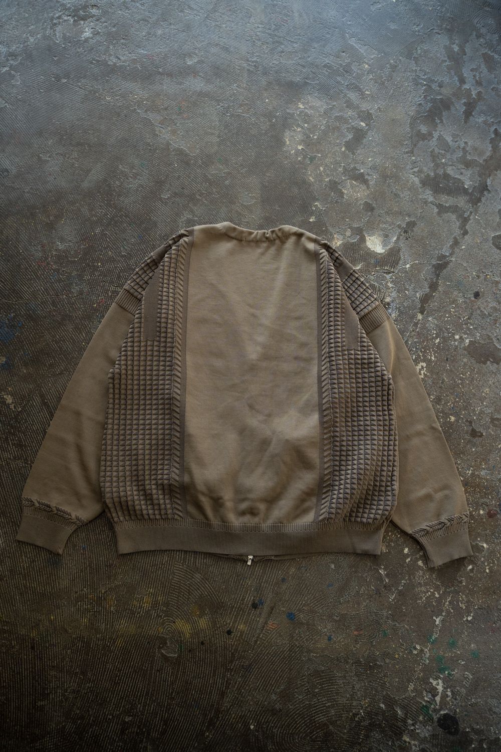 【ラスト1点】【25AW】Hakuhyo Zip Cardigan(BEIGE)