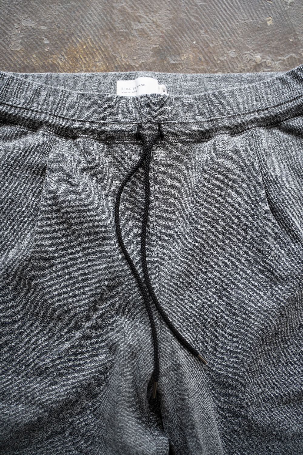 【ラスト1点】【21SS】ワンタックニットイージーパンツ(GRAY)
