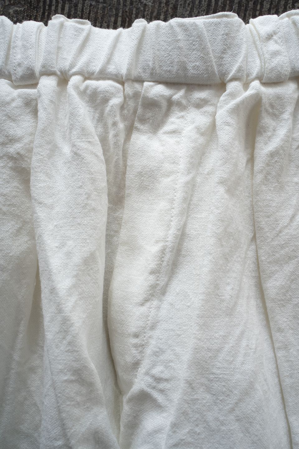 起毛大麻パンツ(白)
