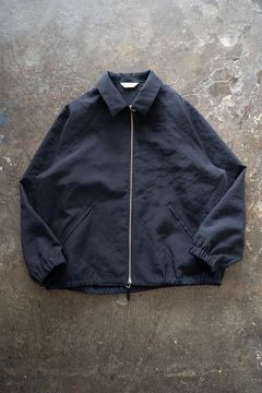 【ラスト1点】【25SS】ポリエステルオックスジップブルゾン(NAVY)