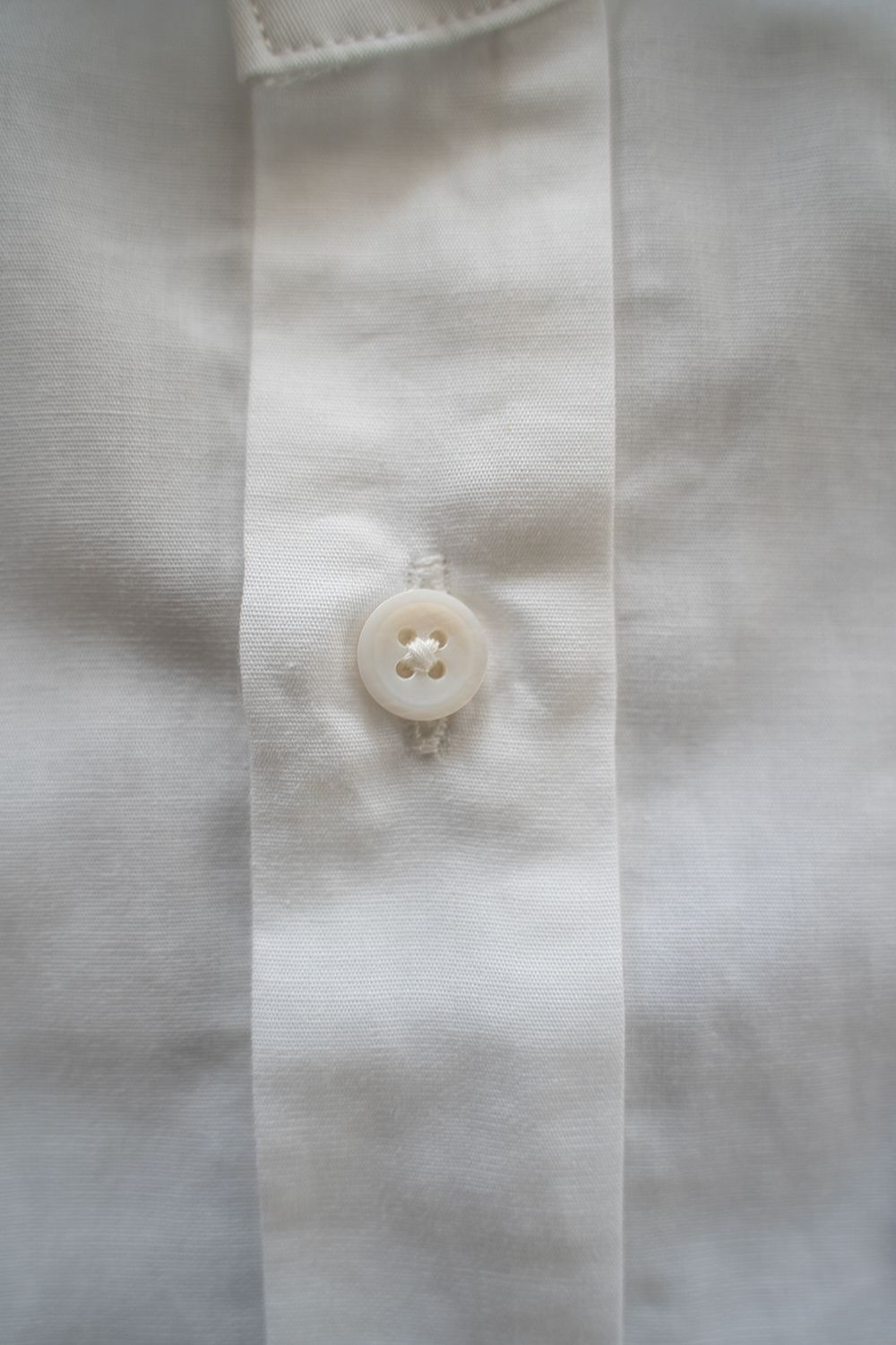 【26SS】コットン×ラミーオーバーサイズシャツ(WHITE)