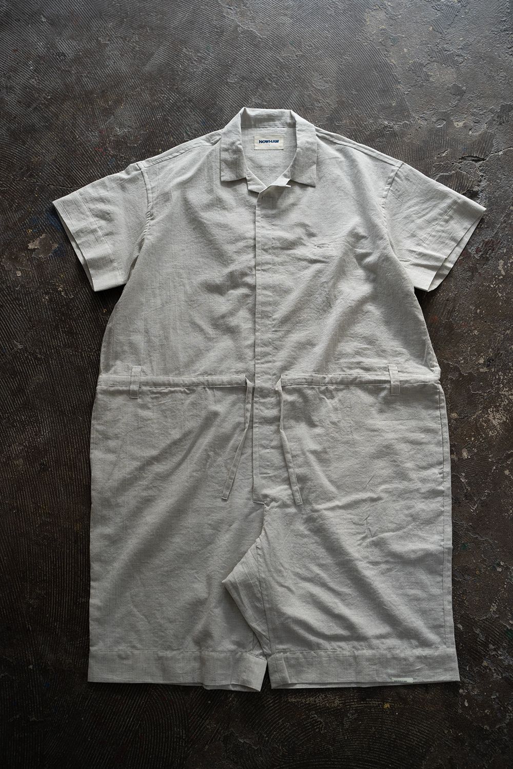 【ラスト1点】【23SS】"joint(short)"pajama【オールインワン】(LIGHT GRAY)