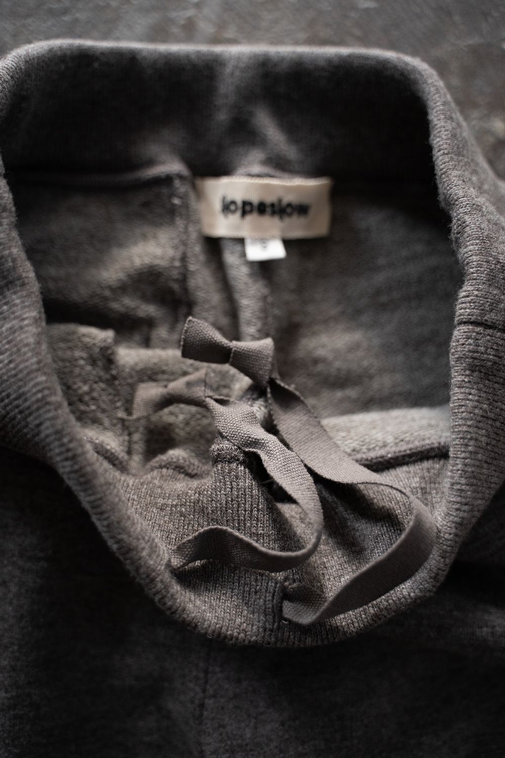【ラスト1点】wool french terry truck pants/ウールフレンチテリートラックパンツ(TAUPE)