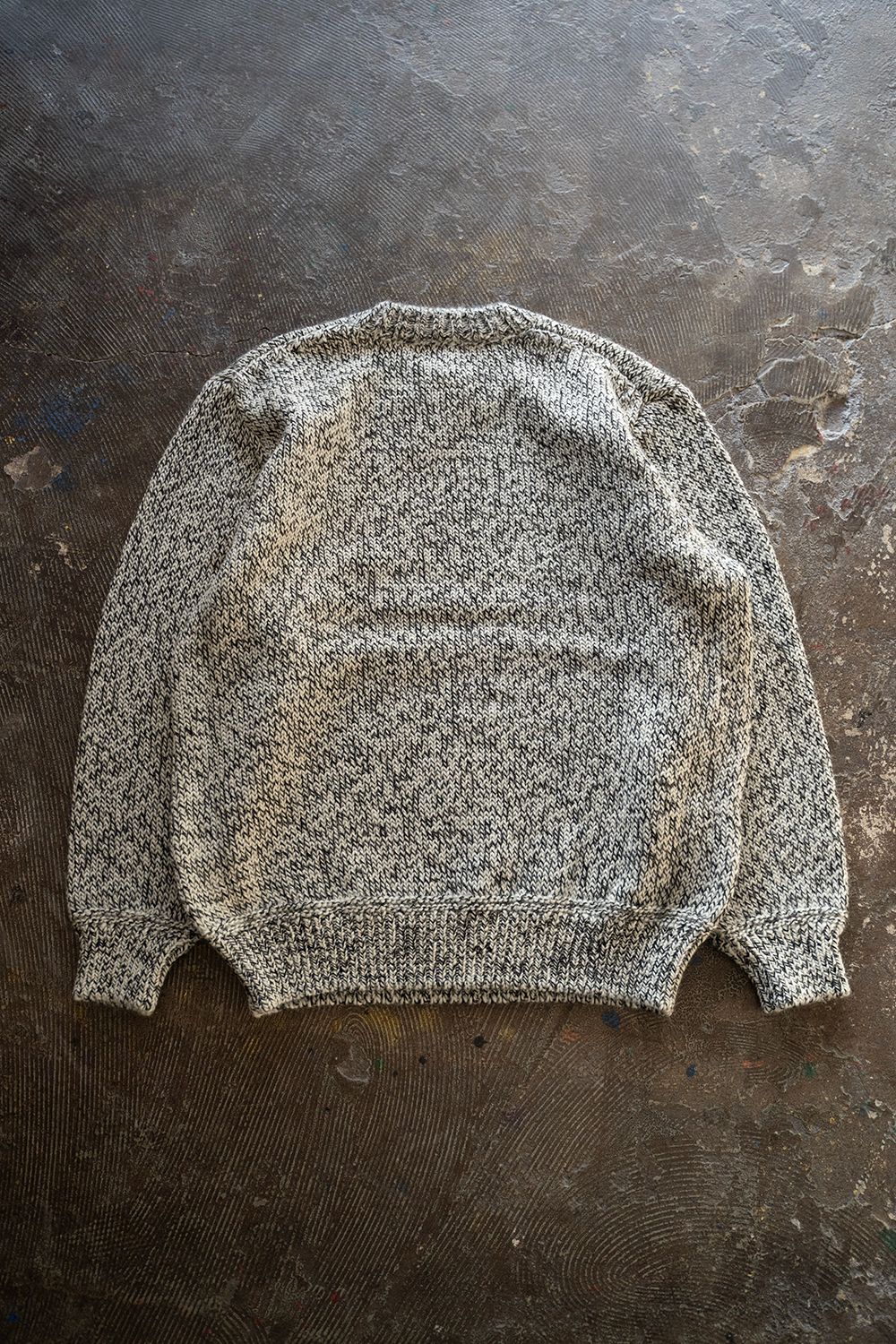 【ラスト1点】【23AW】3Gメランジニット(OFF WHITE)