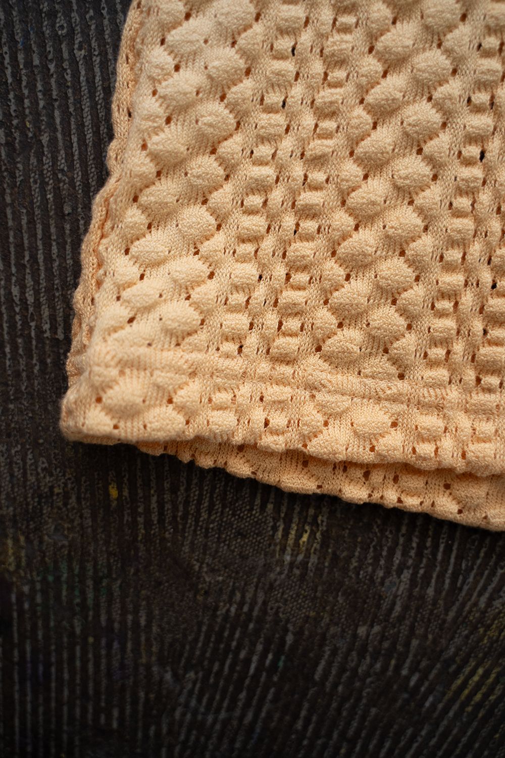 【ラスト1点】【24SS】Barfuss Knit H/S Shirt/バルファスニットハーフスリーブシャツ(YELLOW)