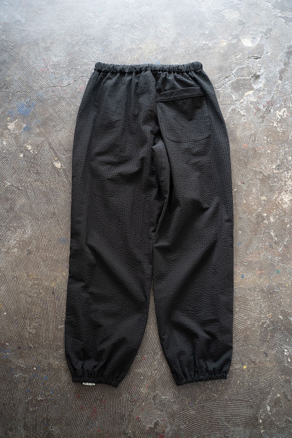【25SS】"nite game"pajama(seersucker BLACK)【ユニセックス】【セットアップ】