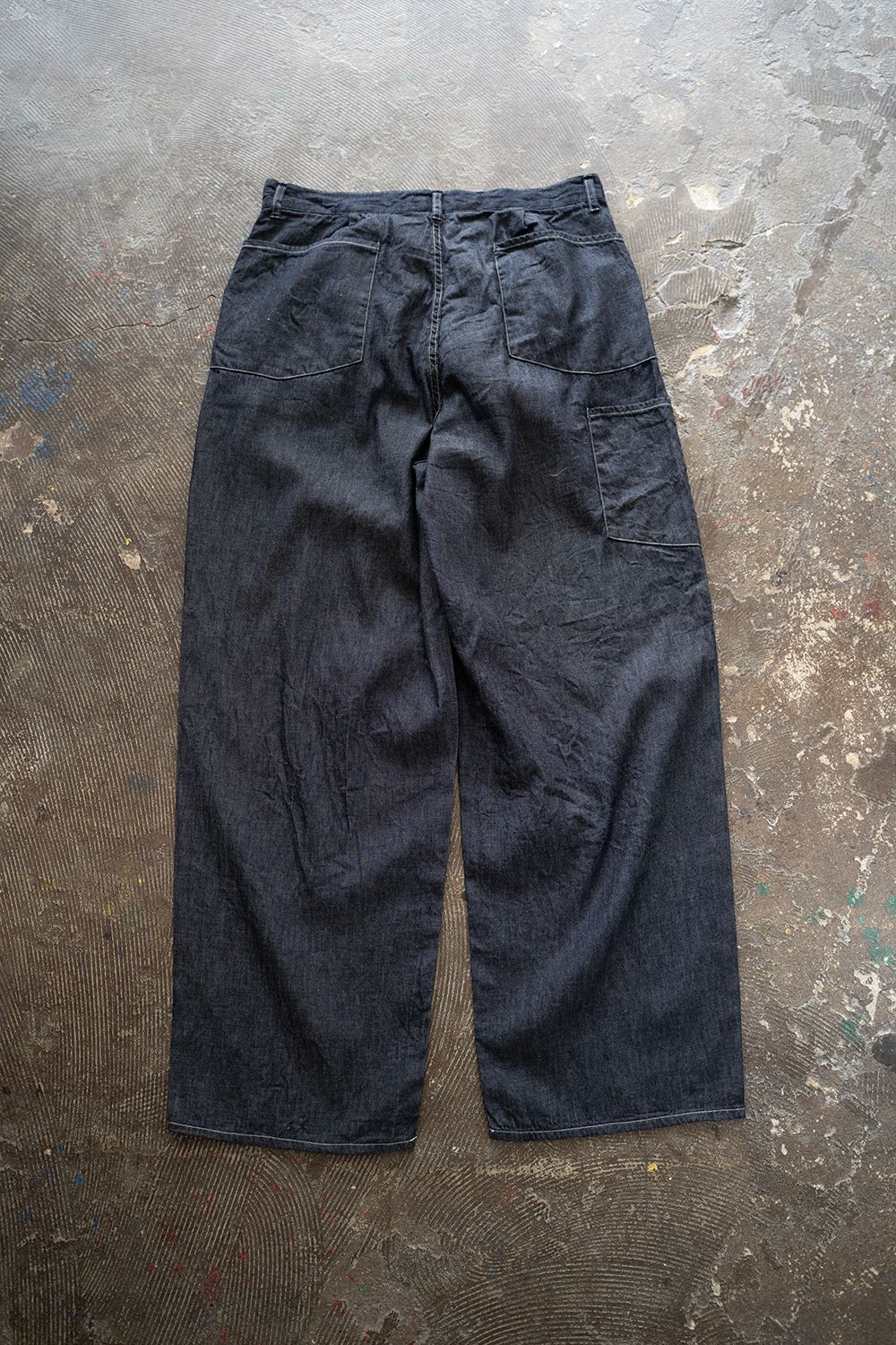 【ラスト1点】【25SS】5.5ozデニムワンタックパンツ(INDIGO)