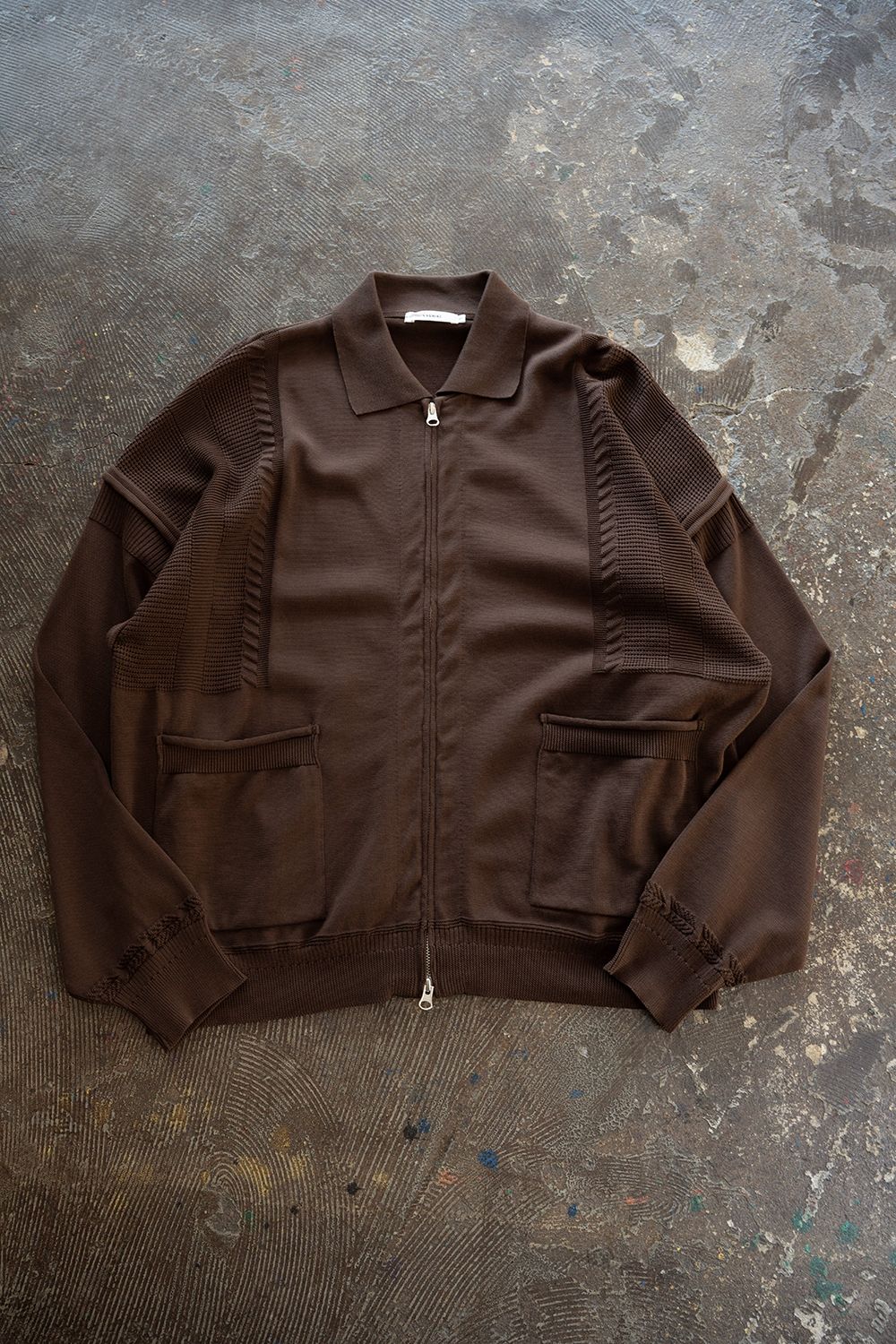 【26AW】Akiyo Zip Cardigan(BROWN)