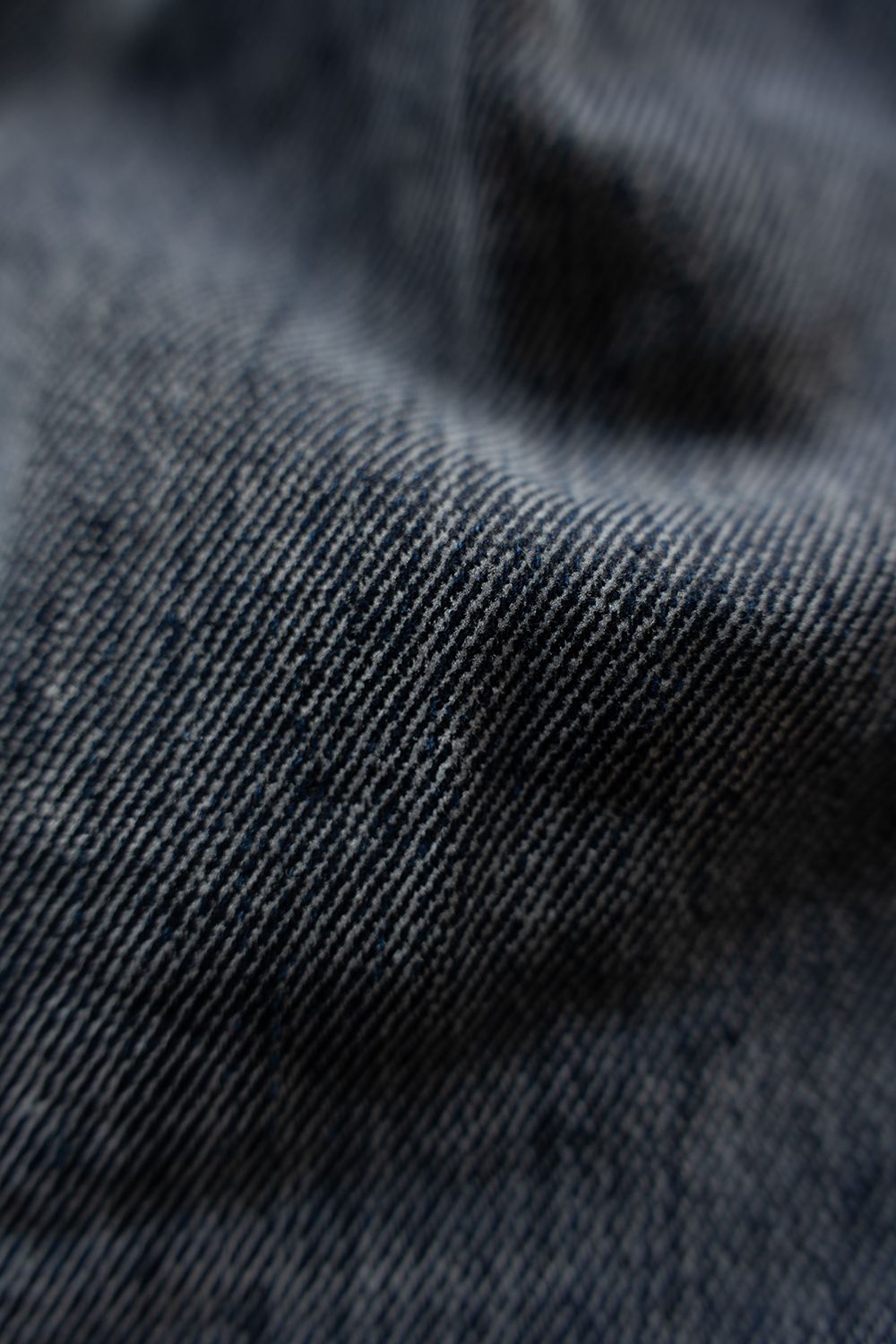【26AW】Washed Flocked Denim Pants(FADED GRAY)