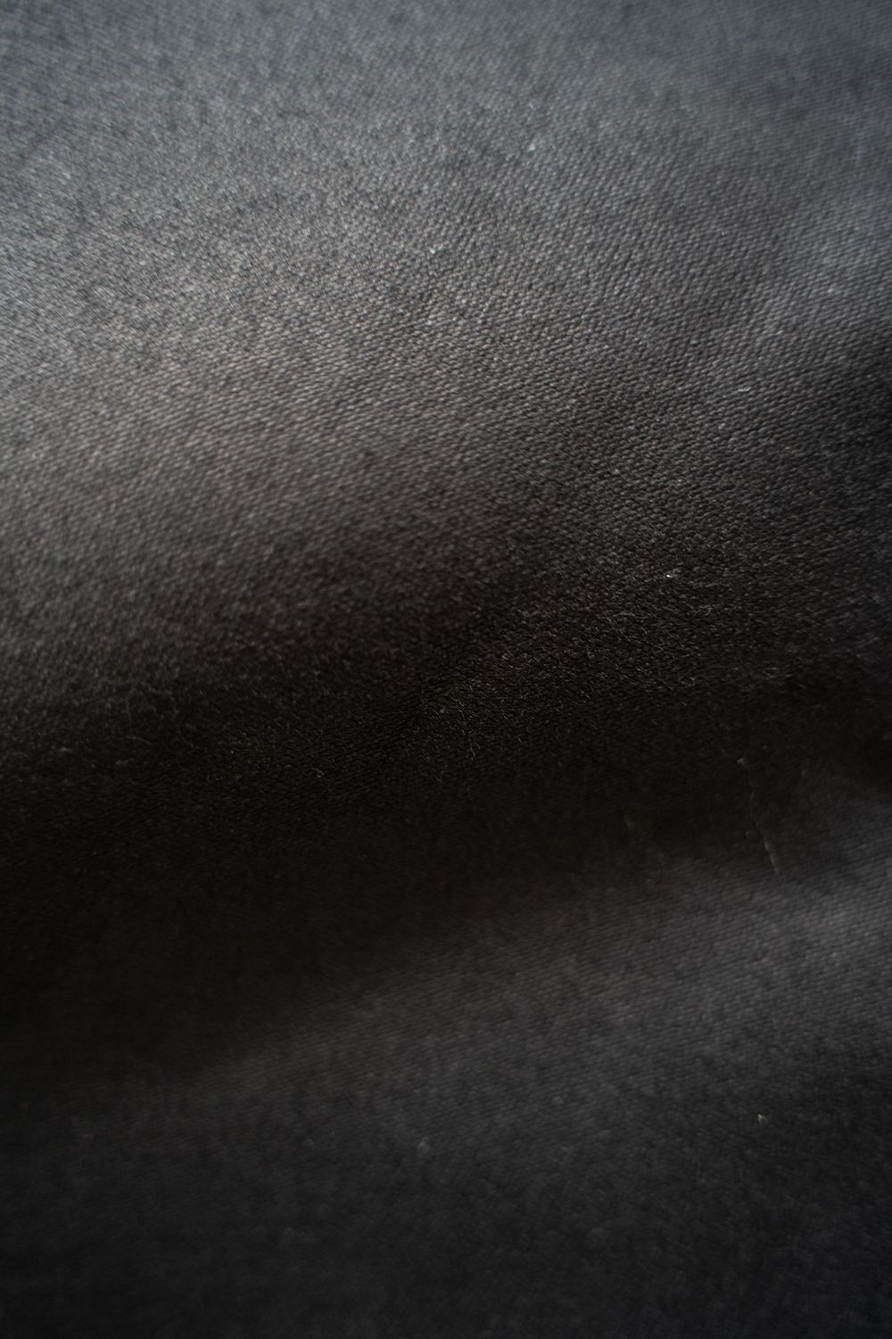 【23AW】モールスキンフード脱着コート(BLACK)