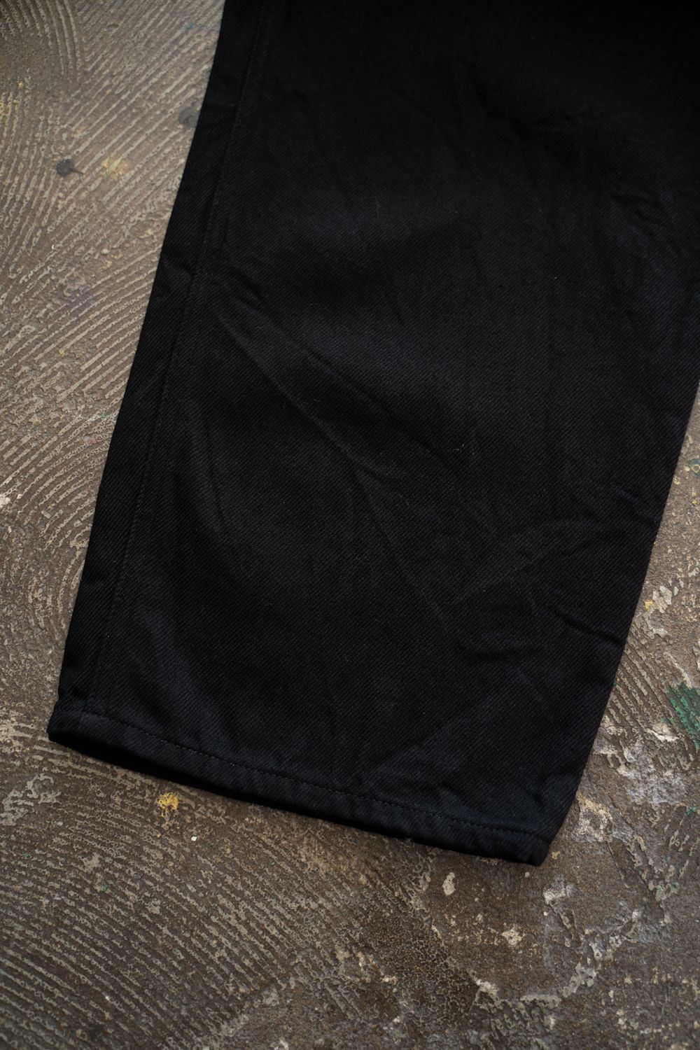【25AW】12ozデニムワンタックパンツ(BLACK)