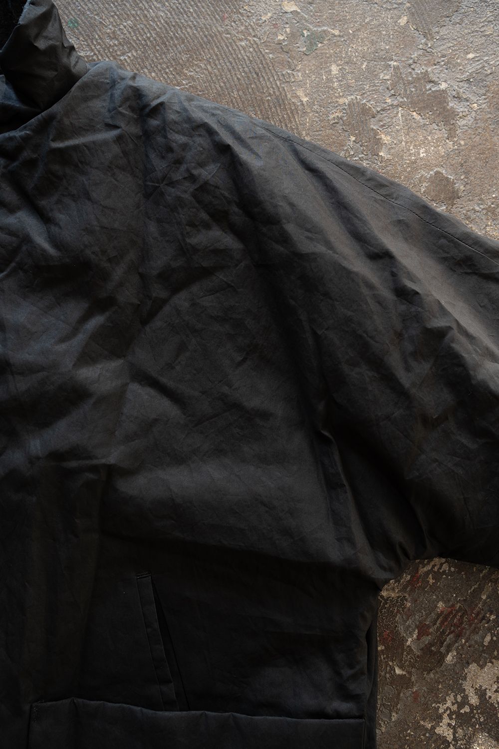 【26AW】シンサレートスタンドカラーブルゾン(INK BLACK)