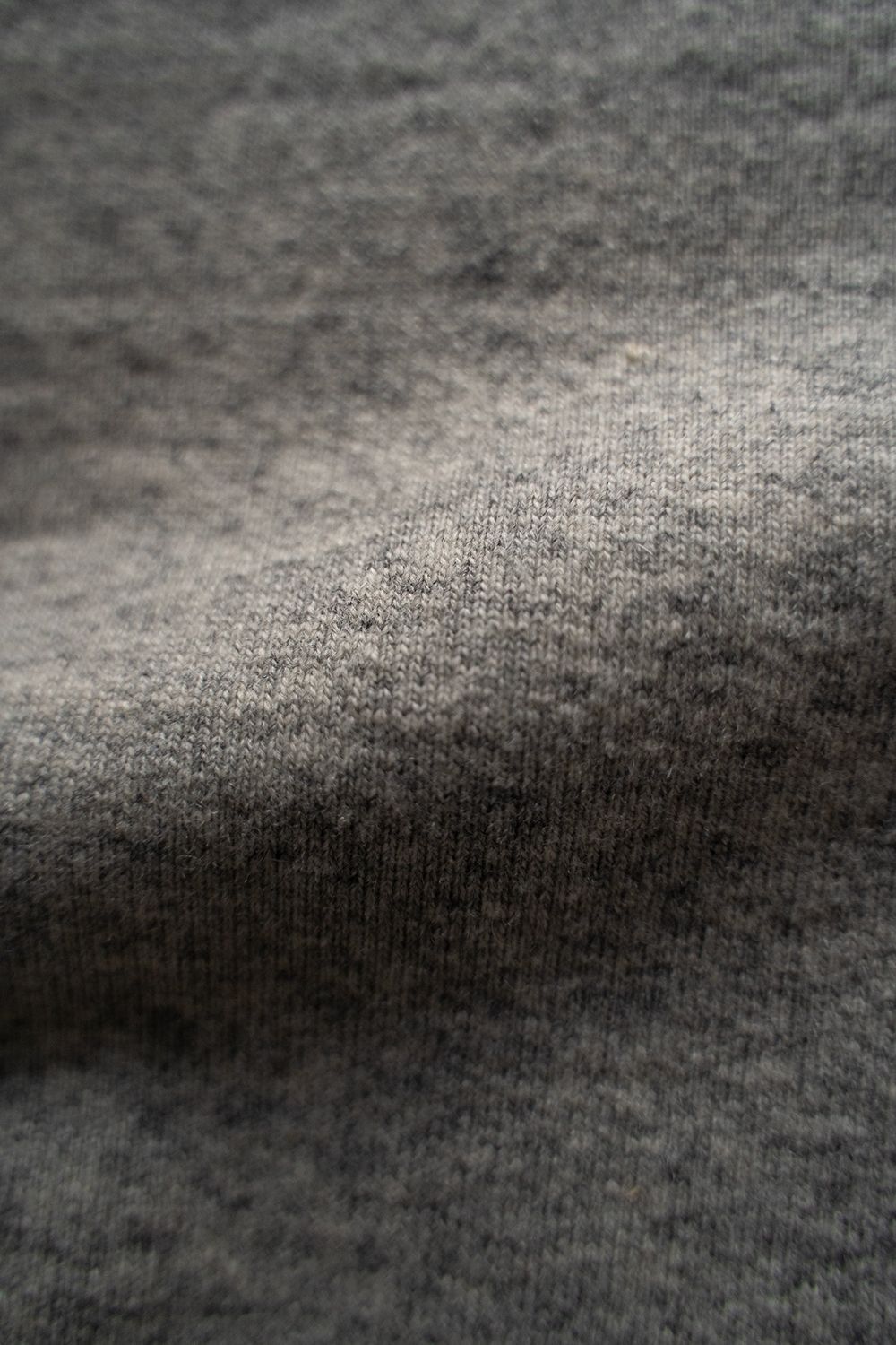 【ラスト1点】wool french terry turtle neck sweatshirt/ウールフレンチテリータートルネックスウェットシャツ(LIGHT GRAY)